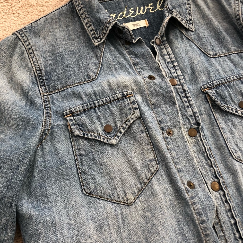 Madewell Denim Shirt - Picture 3 of 4
